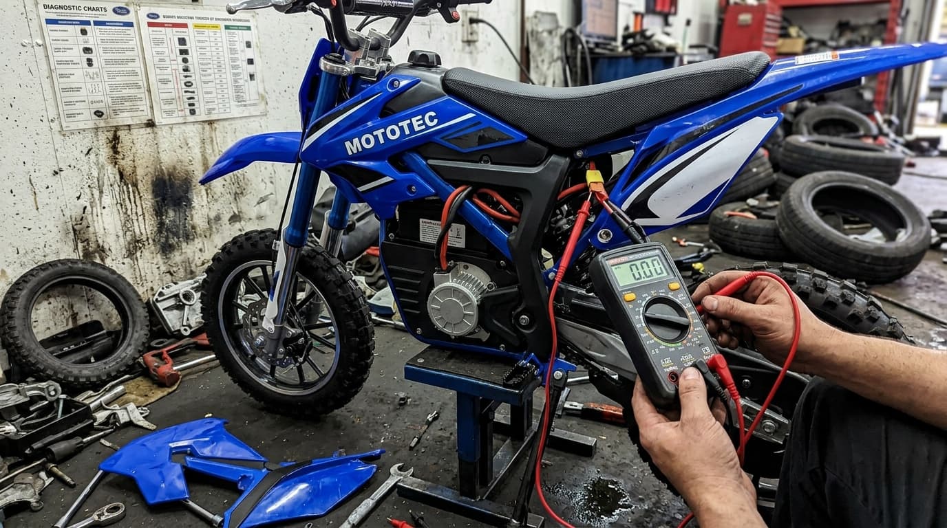 MotoTec Dirt Bike Troubleshooting & 48V/60V Lithium Battery Upgrade Guide
